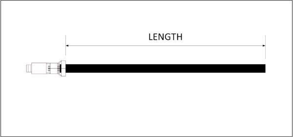 Pre-Crimped Lead, Single-End, Blunt Cut