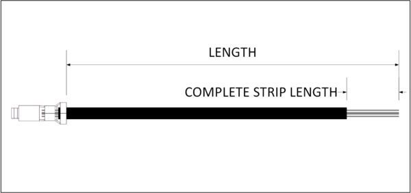 Pre-Crimped Lead, Single-End, Complete Strip