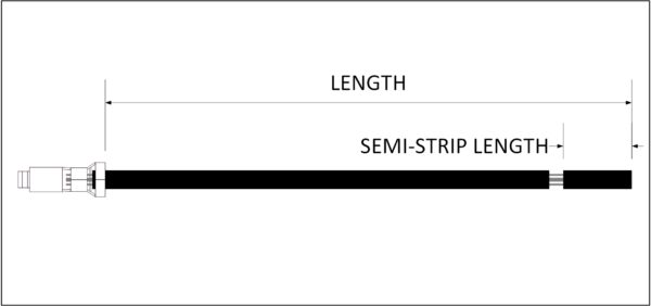 Pre-Crimped Lead, Single-End, Semi-Strip